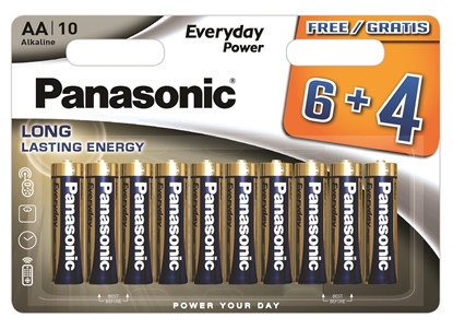 Attēls no Panasonic Everyday Power battery LR6EPS/10BW (6+4)