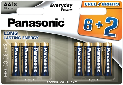 Attēls no Panasonic Everyday Power battery LR6EPS/8B (6+2)