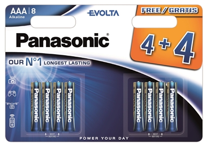Attēls no Panasonic Evolta battery LR03EGE/8B (4+4pcs)