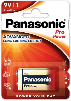Attēls no Panasonic Pro Power battery 6LR61PPG/1B 9V