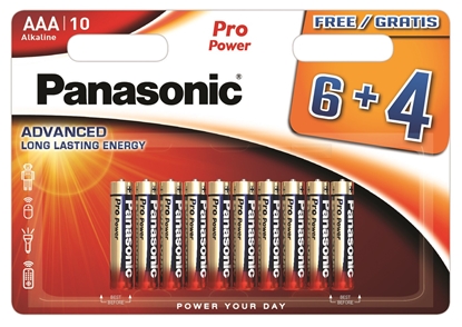 Picture of Panasonic Pro Power battery LR03PPG/10B (6+4pcs)