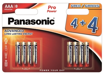 Picture of Panasonic Pro Power battery LR03PPG/8B (4+4pcs)