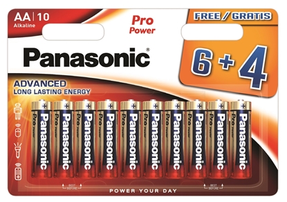 Picture of Panasonic Pro Power battery LR6PPG/10B (6+4pcs)