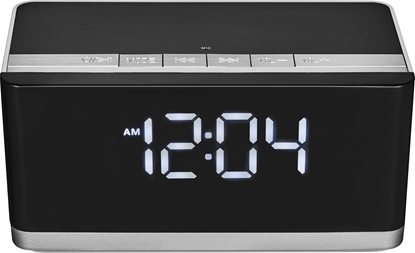 Attēls no Platinet wireless speaker Bluetooth + alarm clock 10W PMGC10A