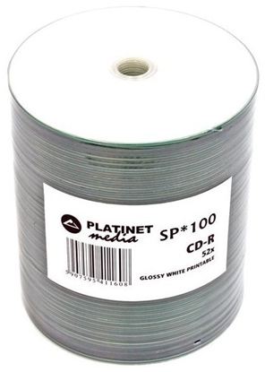 Picture of Platinet CD-R 700MB 52x Glossy Print 100tk spindle