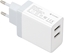 Изображение Platinet USB charger + cable 2xUSB 3.4A, white (43723)