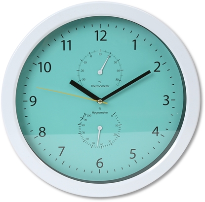 Picture of Platinet wall clock Summer, green (42573)