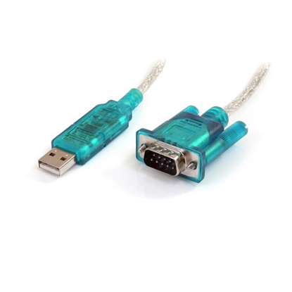 Attēls no StarTech.com 3ft USB to RS232 DB9 Serial Adapter Cable - M/M