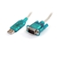 Picture of StarTech.com 3ft USB to RS232 DB9 Serial Adapter Cable - M/M