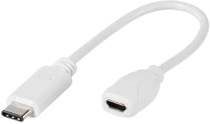 Attēls no Vivanco adapter USB-C - microUSB 2.0 10cm (45285)
