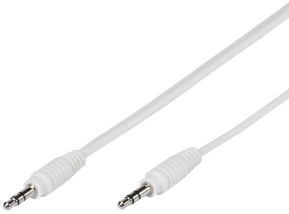 Изображение Vivanco cable 3.5mm - 3.5mm 1m, white (35811)