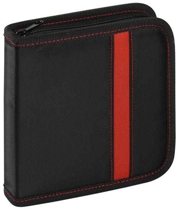 Picture of Vivanco CD/DVD case for 24, black/red (31787)