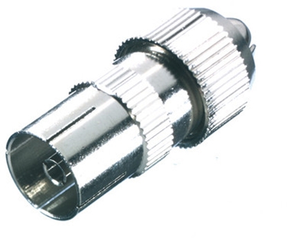 Picture of Vivanco coaxial connector, metal (48012)