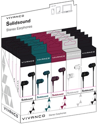 Изображение Vivanco earphones Solidsound 4 (38900)