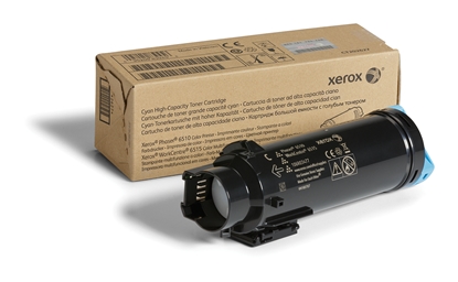 Picture of Xerox Genuine Phaser 6510 / WorkCentre 6515 Cyan High Capacity Toner Cartridge (2,400 pages) - 106R03477