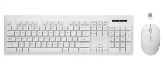 Picture of Rebeltec WHITERUN Wireless Set Keyboard + Mouse