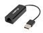 Picture of Lanberg USB-A RJ-45 interface / gender Adapter Black 