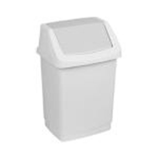 Picture of Atkritumu tvertne 15L Click-it,  CURVER,  pelēkā krāsā