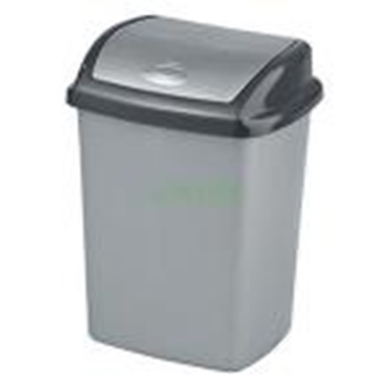 Picture of Atkritumu tvertne 25L,  Dominik,  sudraba krāsā