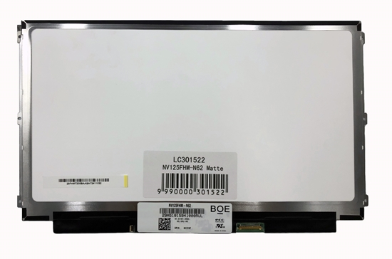 Изображение LCD screen 12.5" 1920x1080 FHD, LED, IPS, SLIM, matte, 30pin (right), A+
