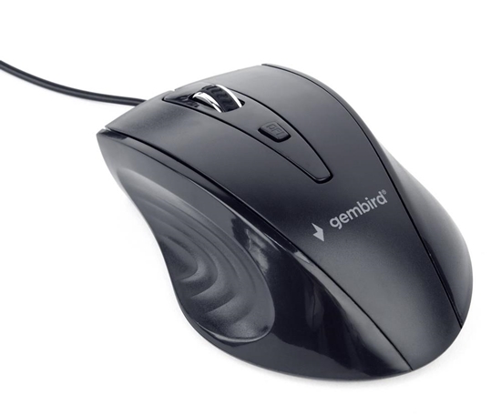 Picture of Gembird MUS-4B-02 mouse Right-hand USB Optical 1200 DPI