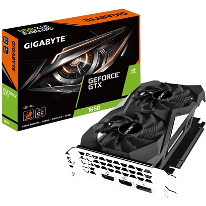 Изображение Gigabyte GV-N1650OC-4GD graphics card NVIDIA GeForce GTX 1650 4 GB GDDR5