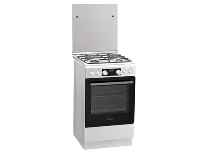 Picture of Whirlpool WS5G8CHWE cooker Freestanding cooker Gas Black, White