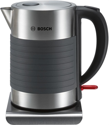Attēls no Bosch TWK7S05 electric kettle 1.7 L 2200 W Black, Grey