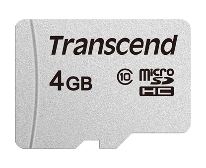 Attēls no Transcend microSDHC 300S     4GB Class 10