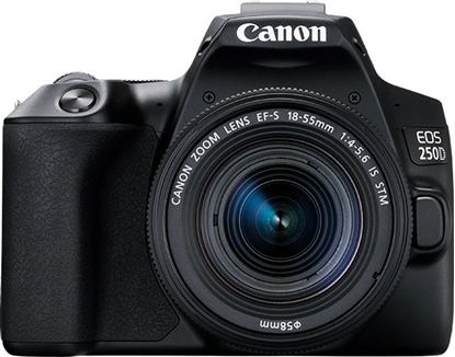 Attēls no Canon EOS 250D + EF-S 18-55mm f/4-5.6 IS STM SLR Camera Kit 24.1 MP CMOS 6000 x 4000 pixels Black