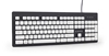 Picture of Gembird Chocolate Keyboard USB US Black, White keys