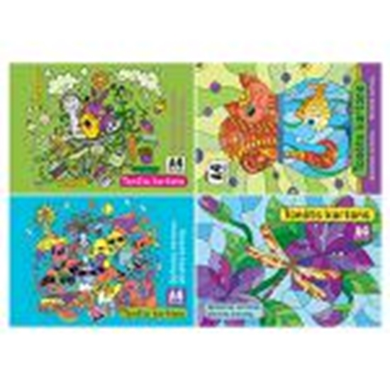 Picture of Krāsains kartons A4,  8 krāsas,  divpusējs 240gr