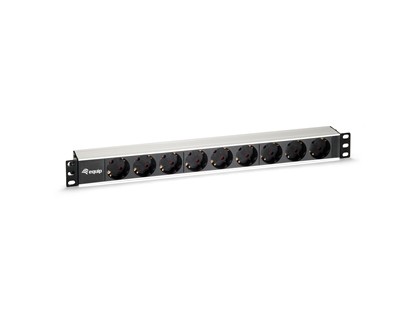 Изображение Equip 9-Outlet German Power Distribution Unit, Aluminum Shell