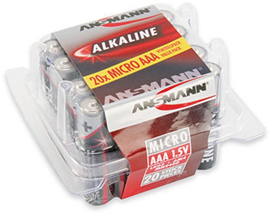 Picture of 1x20 Ansmann Alkaline Micro AAA LR 03 red-line Box