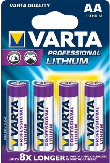 Изображение 10x4 Varta Ultra Lithium Mignon AA LR 6