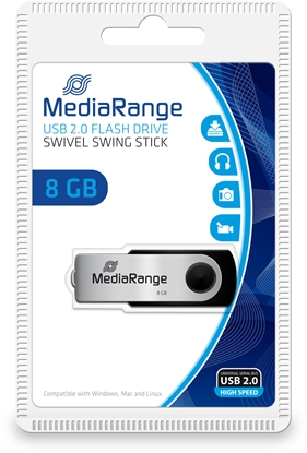Изображение Pendrive MediaRange 8 GB  (MR908)