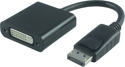 Picture of Adapter AV MicroConnect DisplayPort - DVI-I czarny (DPDVI015A)