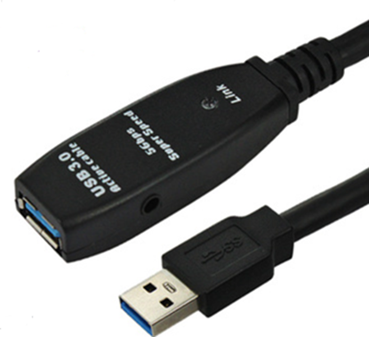 Picture of Kabel USB MicroConnect USB-A - USB-A 10 m Czarny (USB3.0AAF10A)
