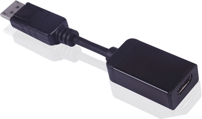 Изображение Adapter AV MicroConnect DisplayPort - HDMI czarny (DPHDMI2)