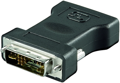 Изображение Adapter AV MicroConnect DVI-A - D-Sub (VGA) czarny (MONJK)