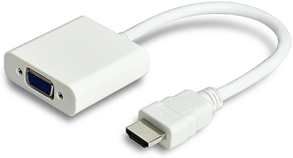 Attēls no Adapter AV MicroConnect HDMI - D-Sub (VGA) biały (HDMVGA1)