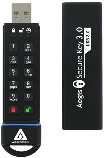 Picture of Pendrive Apricorn Aegis Secure Key 3.0, 120 GB  (ASK3-120GB)