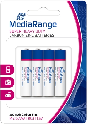 Picture of MediaRange Bateria AAA / R03 200mAh 4 szt.