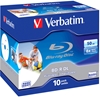 Picture of 1x10 Verbatim BD-R Blu-Ray 50GB 6x Speed printable Jewel Case
