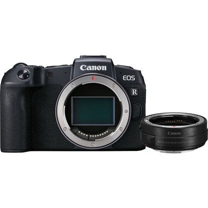 Attēls no Canon EOS RP Body + EF-EOS R Adapter MILC Body 26.2 MP CMOS 6240 x 4160 pixels Black