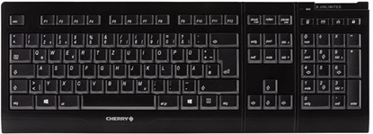 Attēls no CHERRY B.Unlimited 3.0 keyboard Mouse included RF Wireless QWERTY US English Black