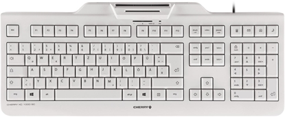 Attēls no CHERRY KC 1000 SC keyboard USB QWERTZ German Grey