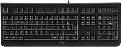 Attēls no CHERRY KC 1000 keyboard USB QWERTY Nordic Black