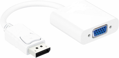Изображение Adapter AV MicroConnect DisplayPort - D-Sub (VGA) biały (DPVGA15CMW)
