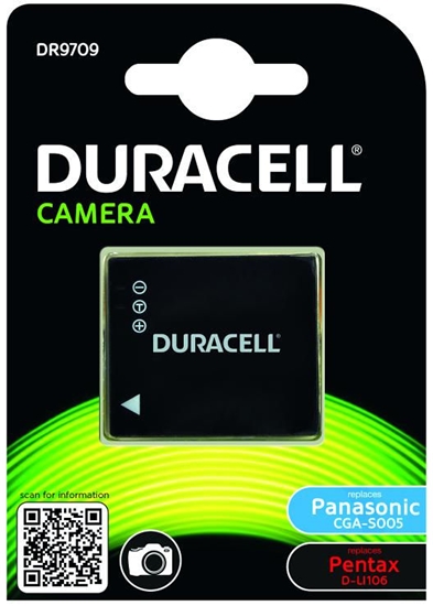 Изображение Duracell Li-Ion Battery 1100mAh for Panasonic CGA-S005